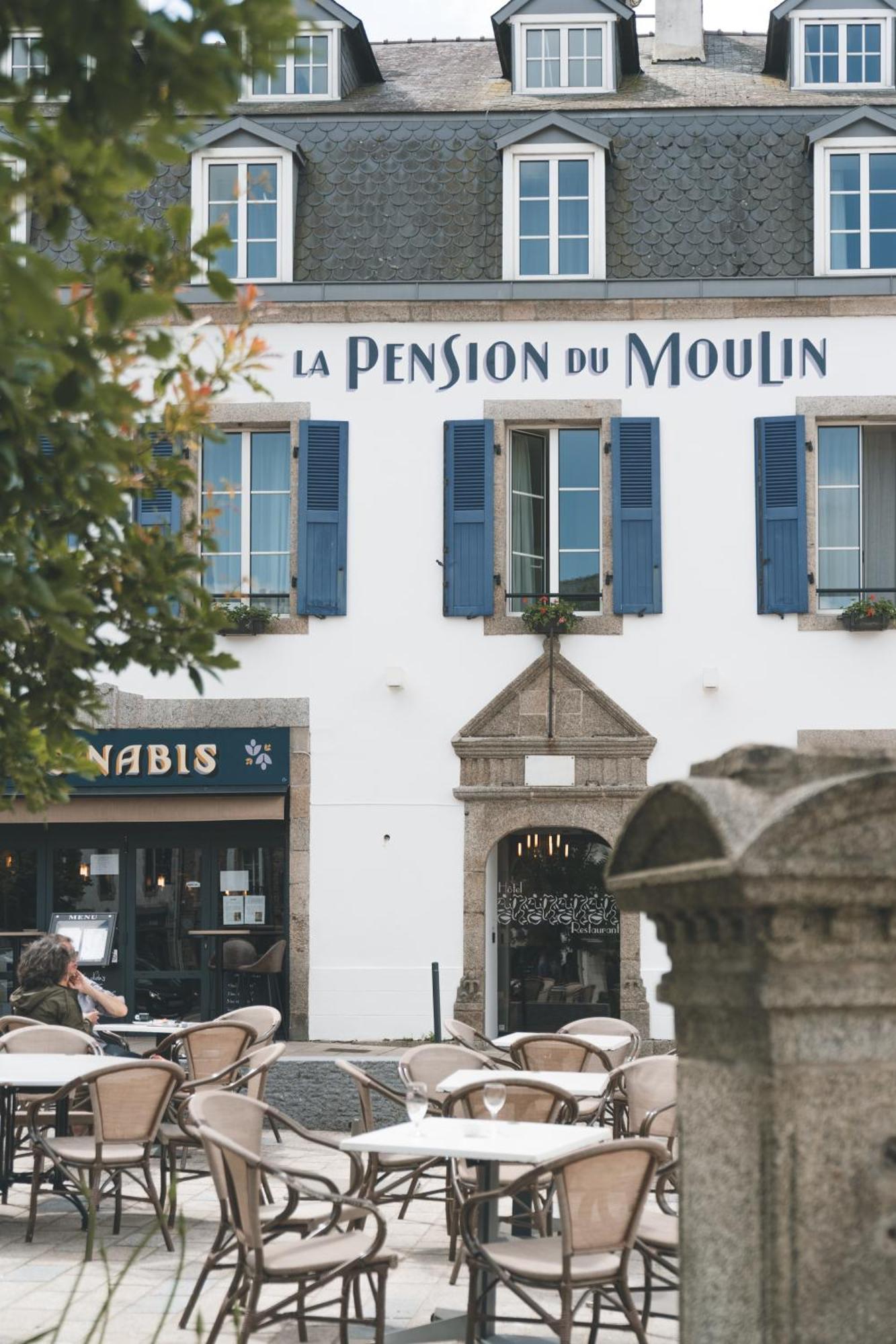Logis Hotel Et Restaurant La Pension Du Moulin Pont-Aven Kültér fotó
